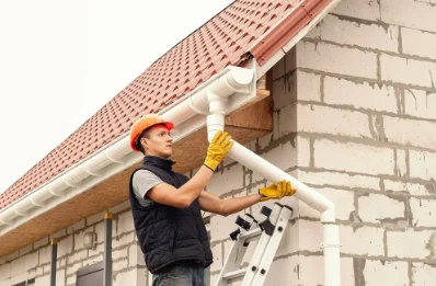 Pose et remplacement de gouttières à Labourse